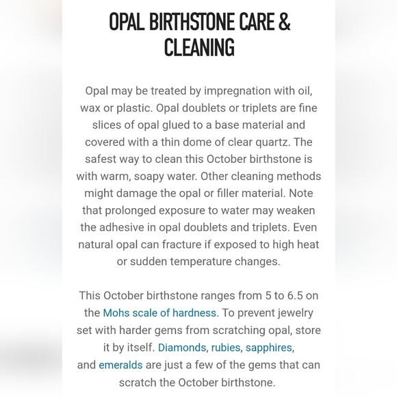 OPAL meaning use and care - Picture 3 of 6